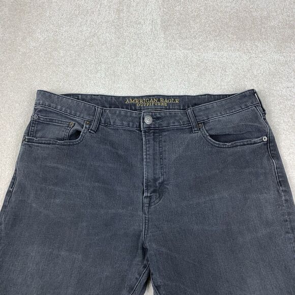 American Eagle 360 Extreme Flex Slim Taper Jeans Men's Size 40 Distressed - Picture 3 of 16